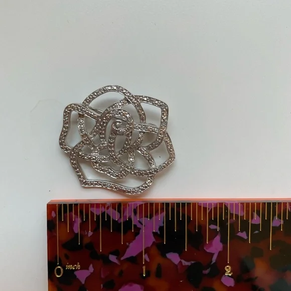 Affinity Diamond and Sterling Silver Pin Brooch 1/4 tw Diamonds from QVC - Picture 6 of 6